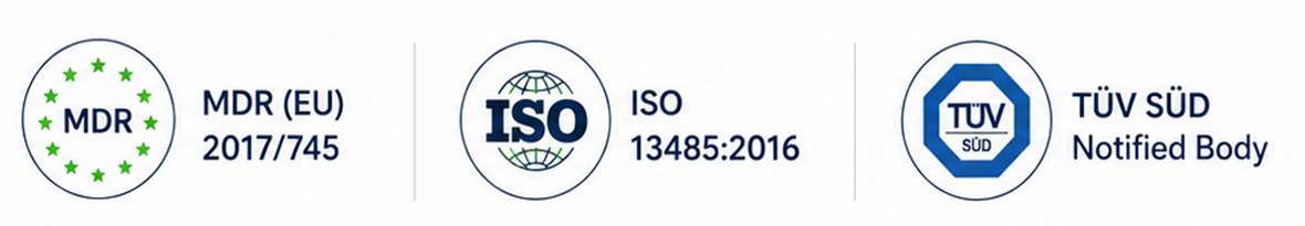 MDR EU Zert - ISO 13485 Zert - TÜV Süd Zert